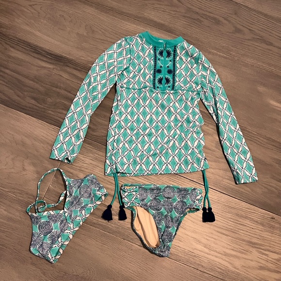 Cabana Life Other - Girls Cabana Life size 7/8 3 piece bathing suit